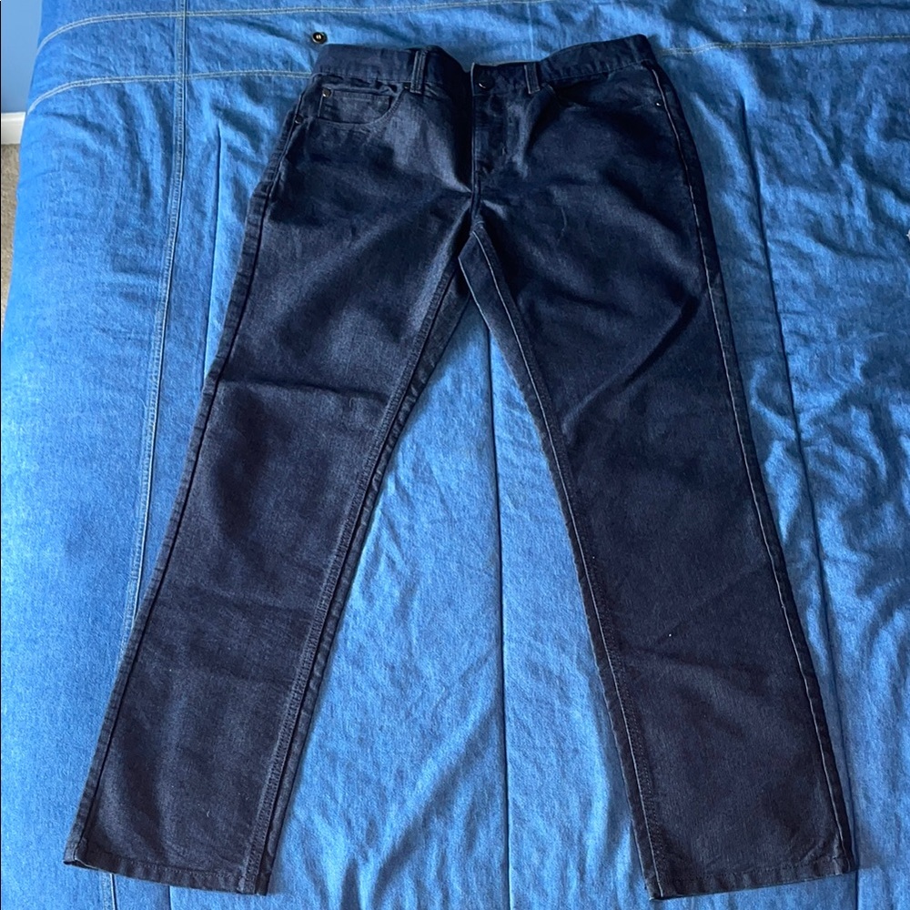 Perry Ellis Black Straight Jeans Classic Style